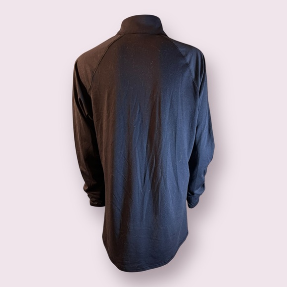 Under Armour Quarter Zip Heat Gear Pro-Fabric Men’s Long Sleeve Size XL Navy - Picture 3 of 7